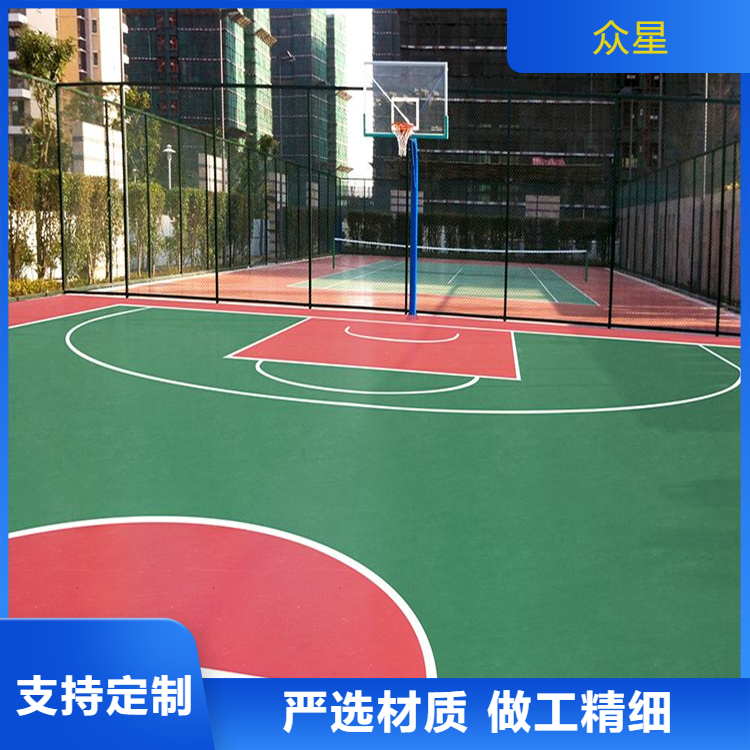 济宁市学校塑胶跑道篮球场硅PU - 哪里好